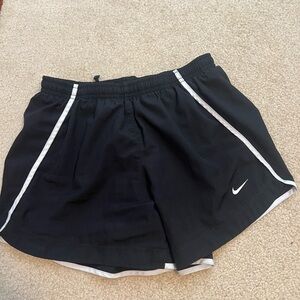 Girls Nike Black Athletic Shorts